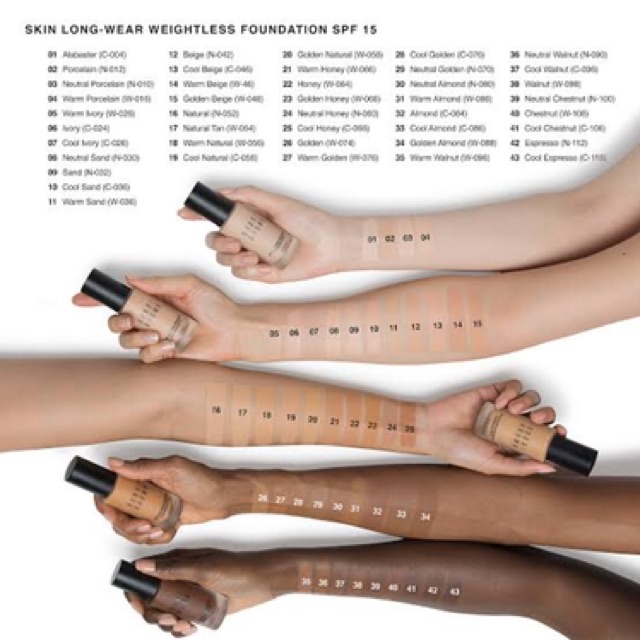 BOBBI BROWN - Kem nền Skin Longwear Weightless Foundation SPF 15 PA++ | BigBuy360 - bigbuy360.vn