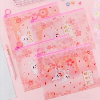 MJJ Hộp bút óng ánh Sakura tuyệt đẹp, hộp bút bóng sakura