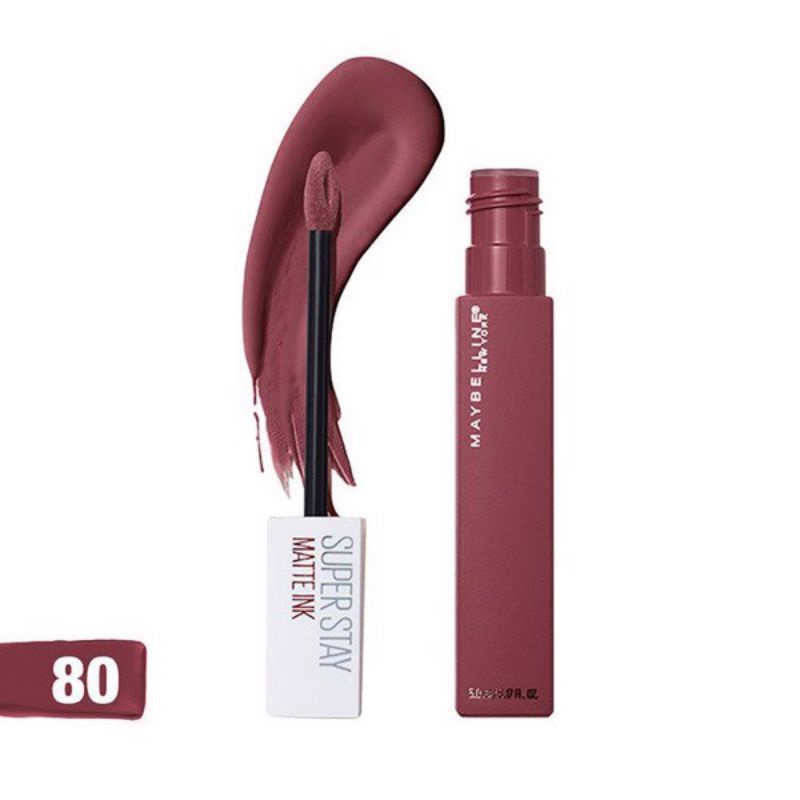 2.7ml - Son kem lỳ  Super stay Matte Ink Maybelline Ruler 80