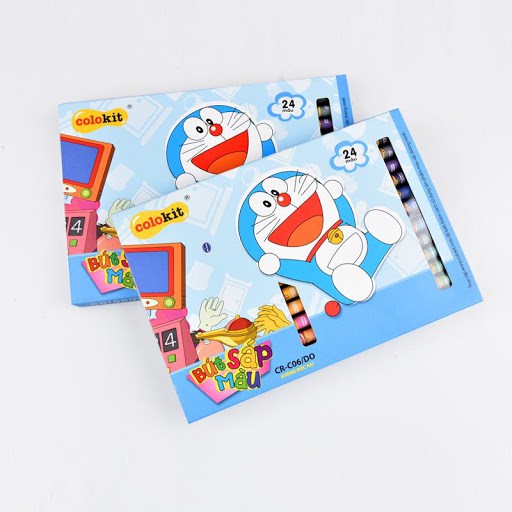 Sáp màu Doremon 10/16/24 màu Colokit | CR-C04/DO - CR- 05/DO - CR-C06/DO
