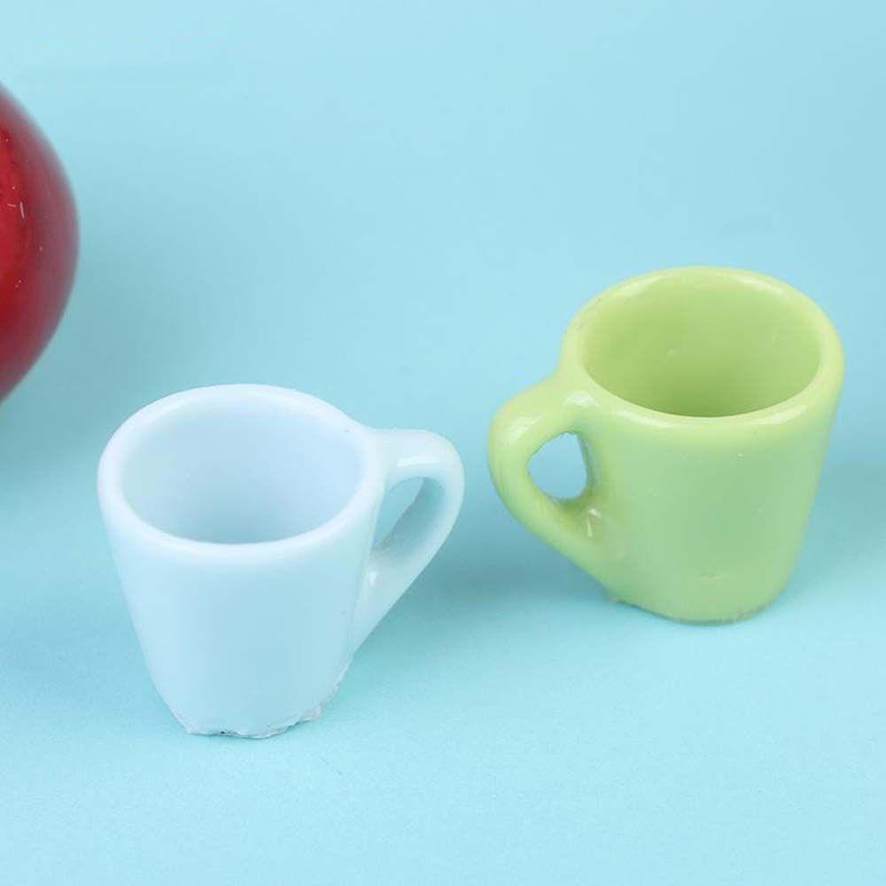 Bộ Mô Hình Cốc Uống Nước Mini Bằng Nhựa Resin Trang Trí Nhà Búp Bê / Tiểu Cảnh