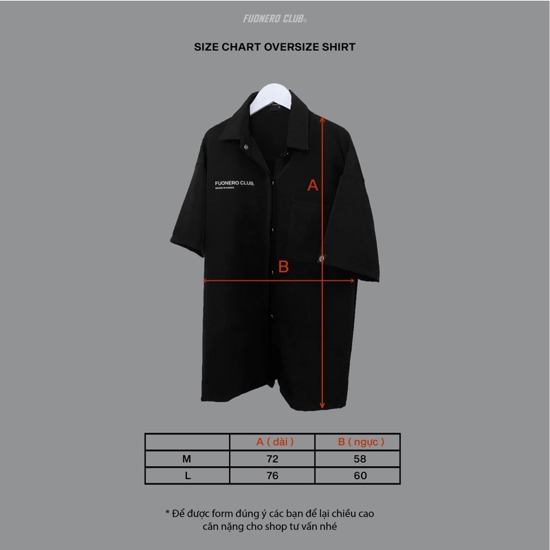 Sơmi Fuonero FNC form over - Basic Shirt