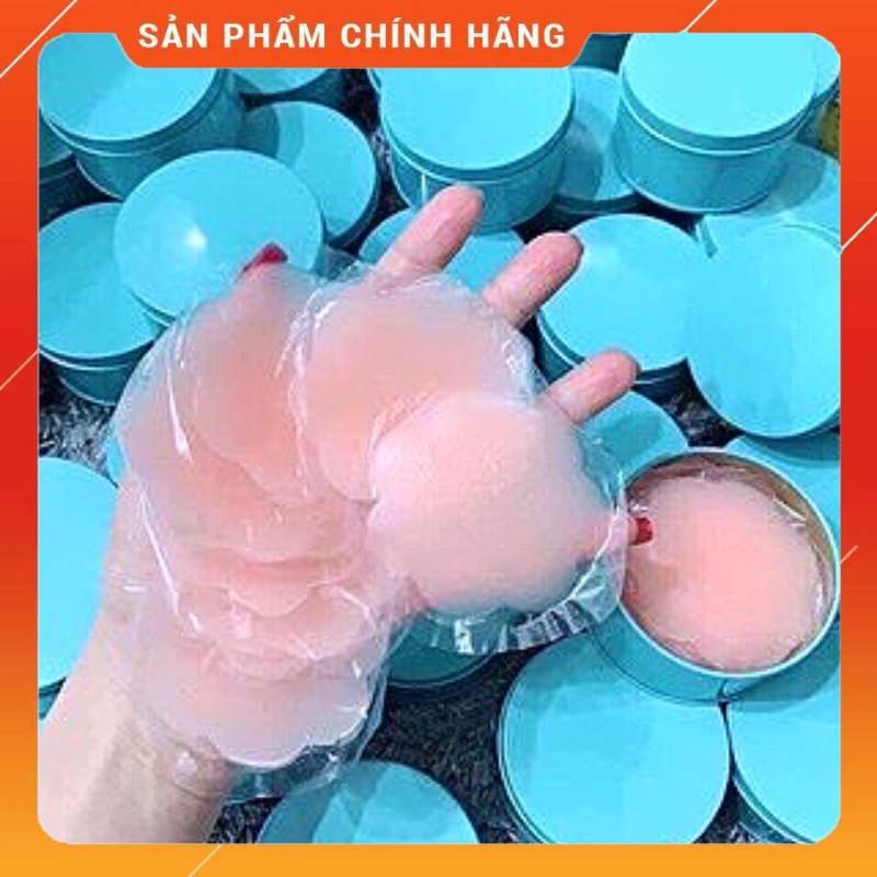 Hộp 10 Miếng Dán Ngực Silicon - Lót Ngực, Dán Đầu Ti Siêu Mềm Mại