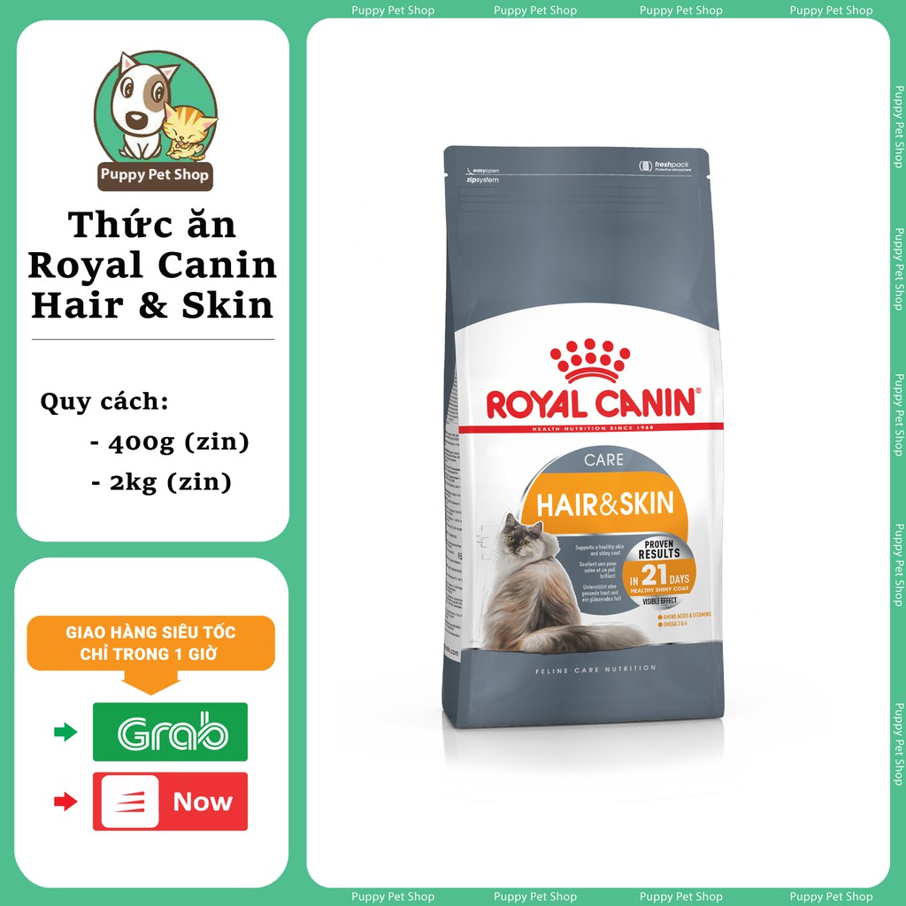 Thức Ăn Royal Canin Hair Skin Chăm Sóc Da Lông