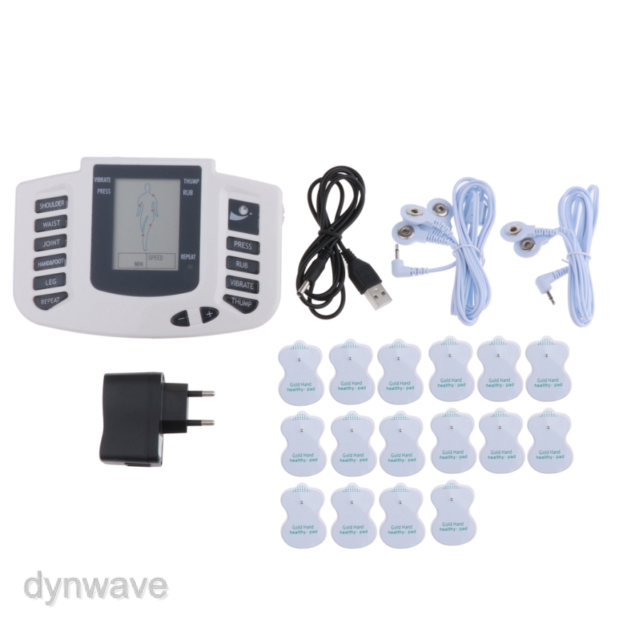 [Hàng mới về] Máy mát xa cơ bắp sâu dạng rung hoạt động điện giắc cắm EU tiện lợi