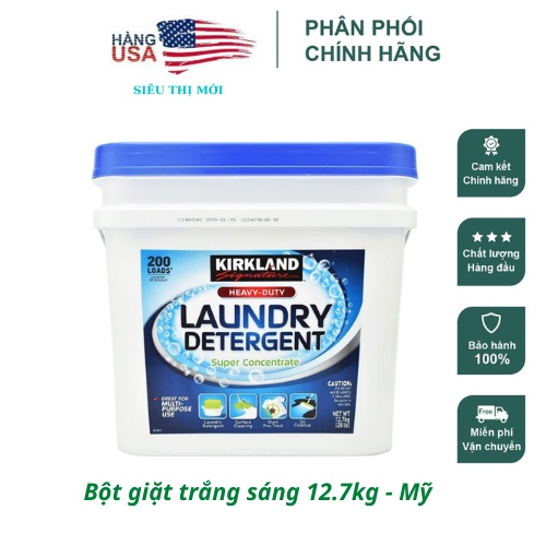 Bột giặt Kirkland Signature Laundry Detergent, 12,7kg| Siêu Thị Mới