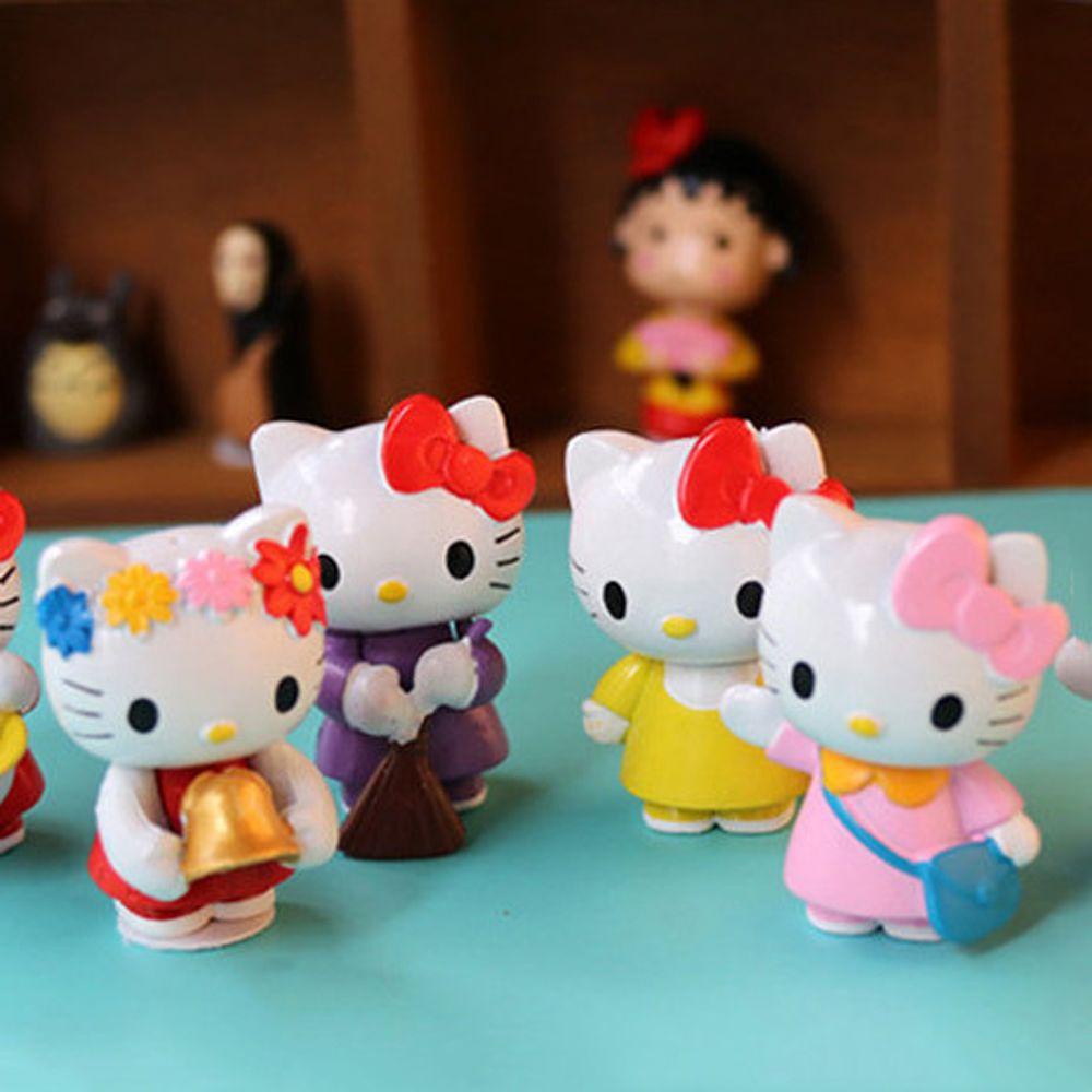 Mô Hình Nhân Vật QUINTON Hello Kitty 5cm Dùng Để Trang Trí Bánh Kem
