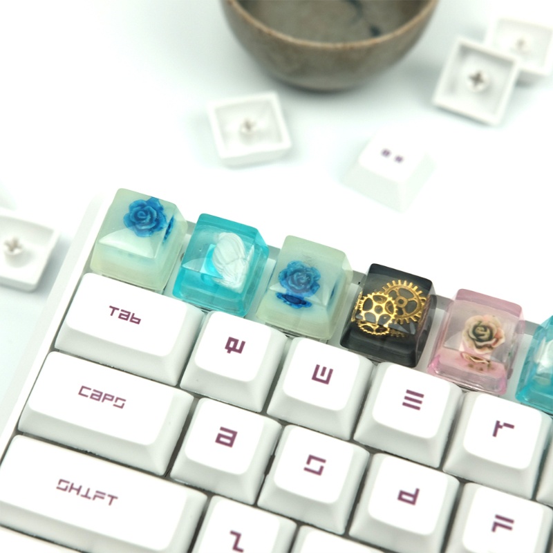 Nút Bàn Phím Cơ Chơi Game Bằng Nhựa Epoxy Cho Trục Chéo