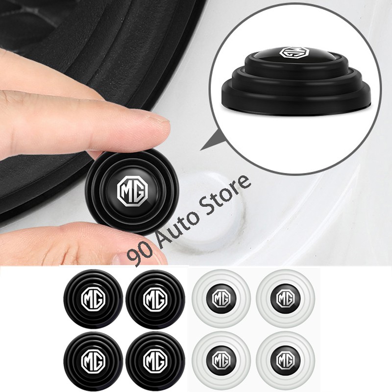 Bộ 4 miếng đệm cao su chống sốc tự dính cho cửa xe hơi MG ZS HS MG3 MG5