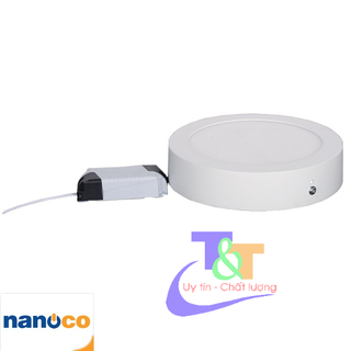 Đèn Panel ốp trần nổi loại Tròn, Vuông Hãng Nanoco