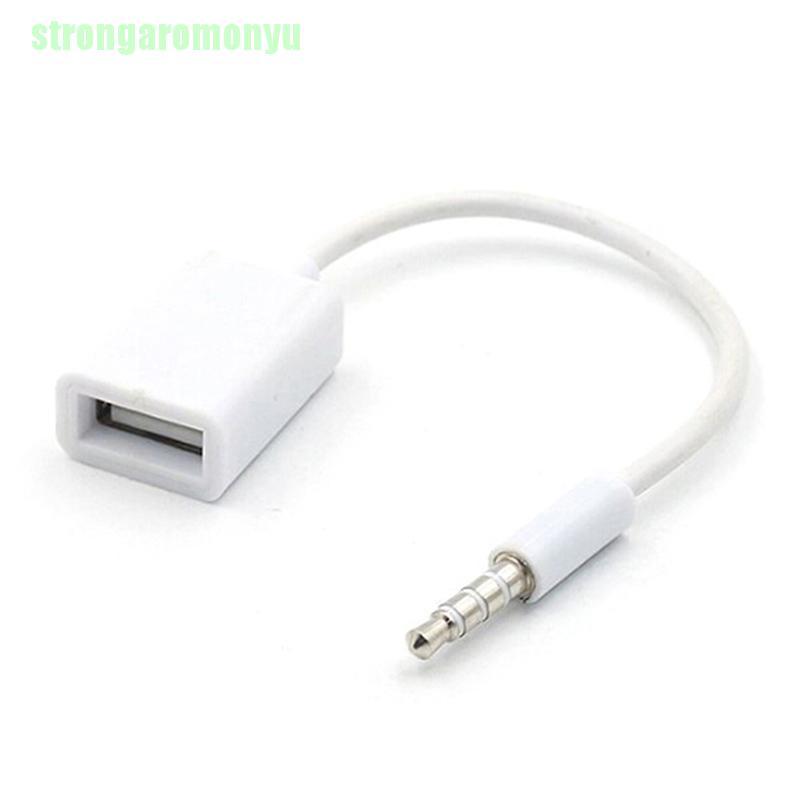 (Đang Bán) Dây Cáp Chuyển Đổi Từ Giắc Cắm 3.5mm Sang Cổng Usb 2.0 Dùng Cho Mp3)