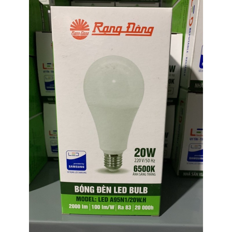 Bóng đèn led bulb Rạng Đông 5w 7w 9w 12w 15w 20w 30w 40w 50w