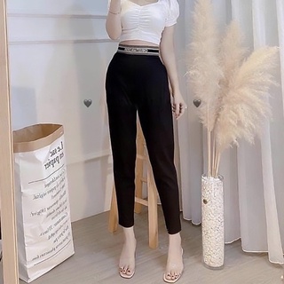 Quần baggy umi hàn, quần bom co giãn phối cạp ROSA BOUTIQUE BG223