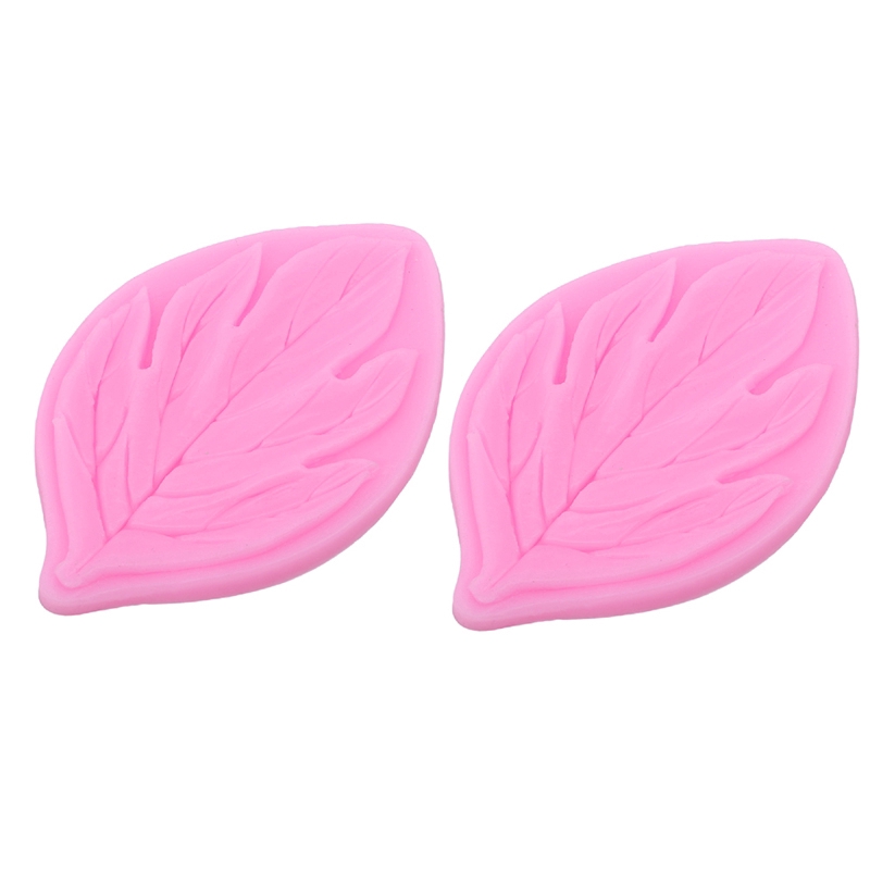 Khuôn Silicone Nhấn Bánh &amp; Socola Hình Lá Phong