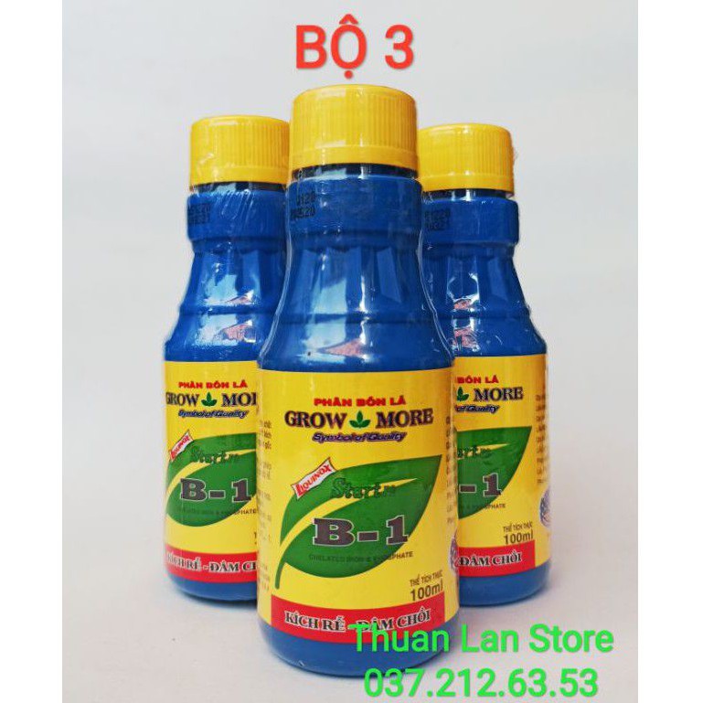 Set 3chai Vitamin B1 Growmore 100ml