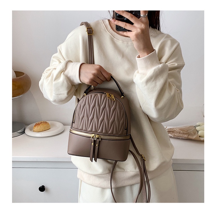 Balo da mini CHUWANGLIN 3 trong 1 thời trang cho nữ