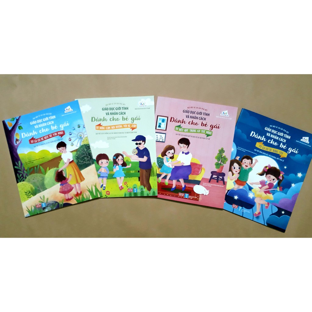 Sách Combo Giáo Dục Giới Tính Và Nhân Cách Dành Cho Bé Gái (Trọn Bộ 4 Tập)