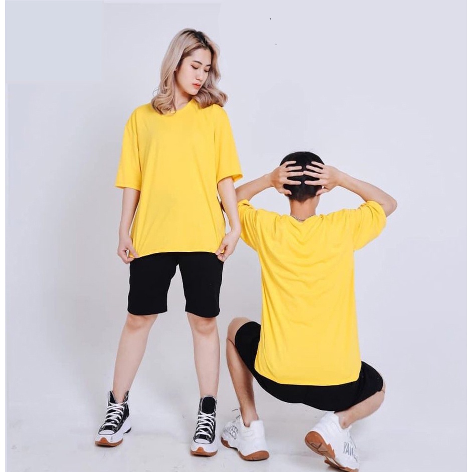 Áo Thun Tay Lỡ Unisex form rộng oversize phông trơn nam nữ basictee phong cách streetwear QTL0 | BigBuy360 - bigbuy360.vn