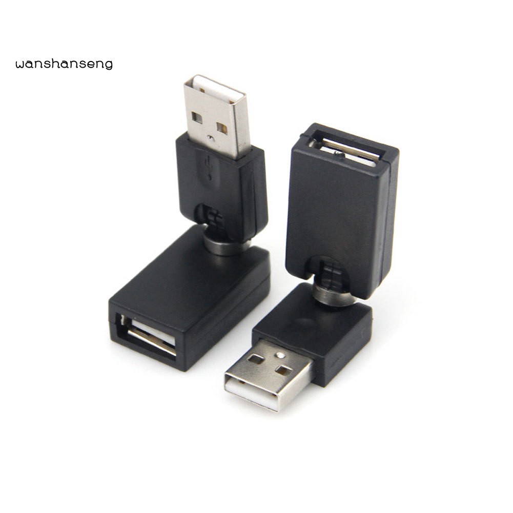 Cáp Chuyển Đổi Usb 2.0 Đầu Đực Sang Đầu Cái Có Thể Xoay 360 Độ