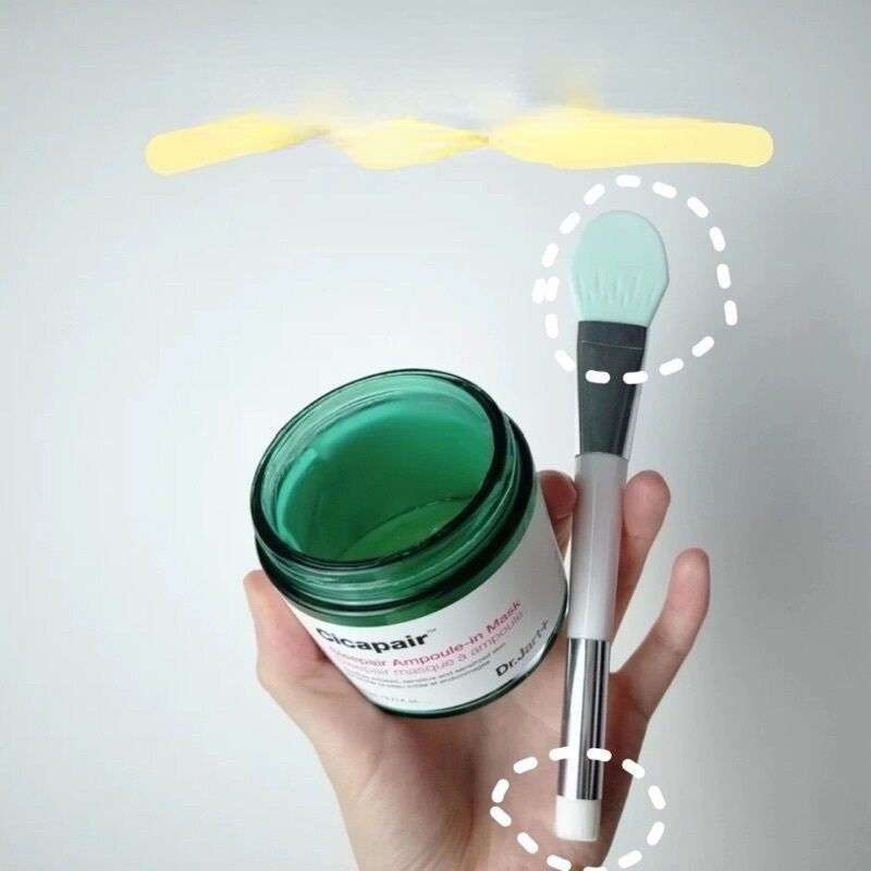 [Hàng mới về] Cọ đắp mặt nạ bằng silicon và lông mềm hai đầu tiện dụng