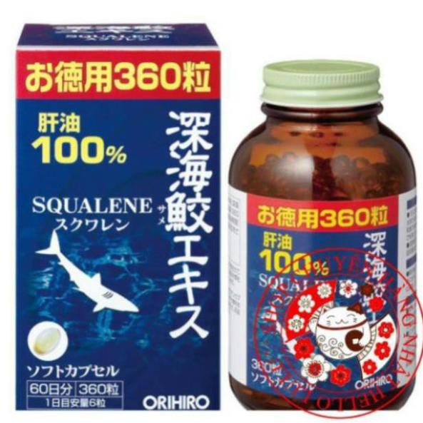 ORIHIRO | SỤN VI CÁ MẬP 360/390 Viên NHẬT BẢN 100% shopnhatlulu | BigBuy360 - bigbuy360.vn