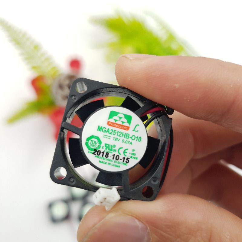 Quạt Tản Nhiệt Máy In 3D💚💚Quạt 2.5CM💚💚Quạt Máy In 25x25x10MM 2510 12V💚💚Quạt 2.5x.2.5x1CM