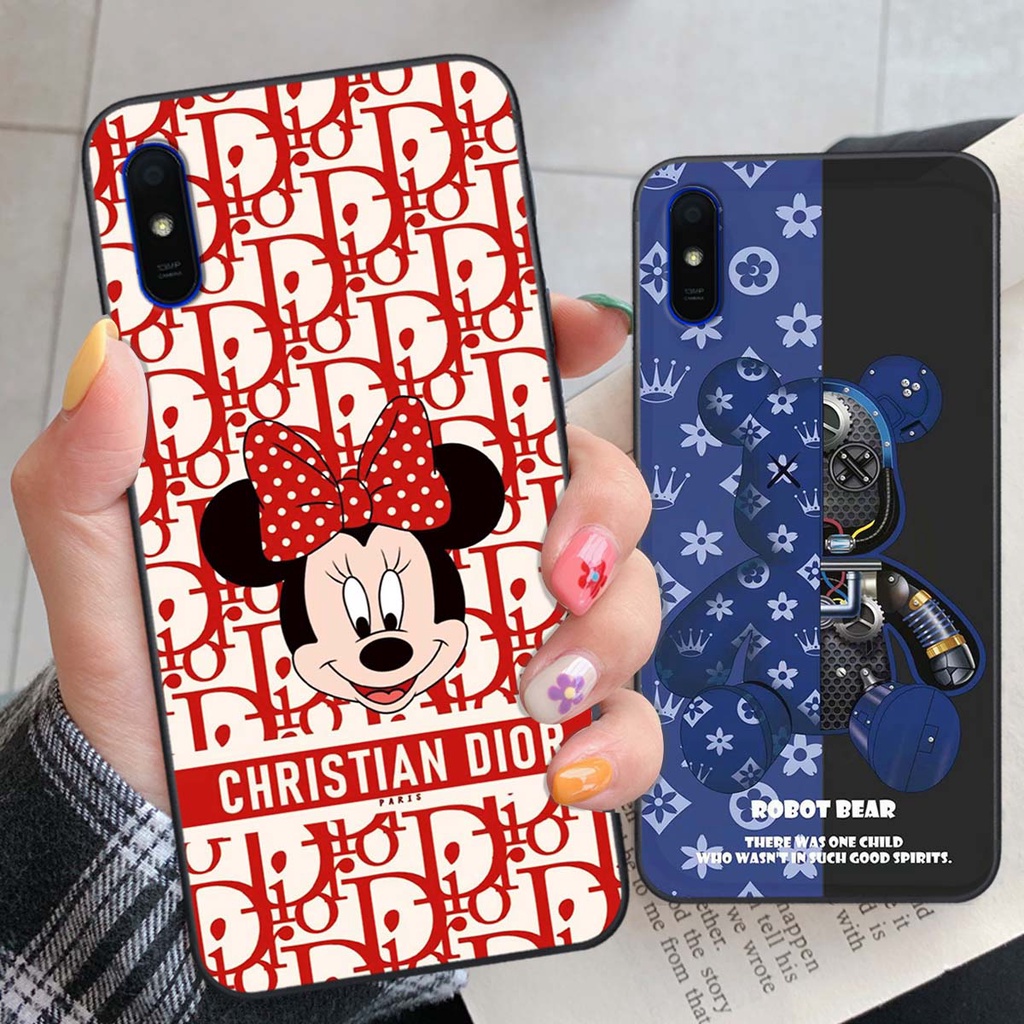 Ốp lưng Xiaomi REDMI 9A hình thương hiệu, thời trang, cute, đáng yêu