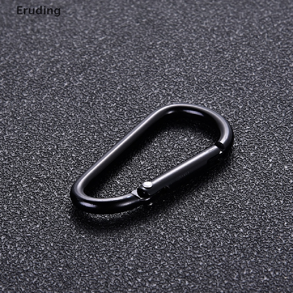 1 Móc Khóa Hợp Kim Nhôm Hình Chữ D Màu Đen