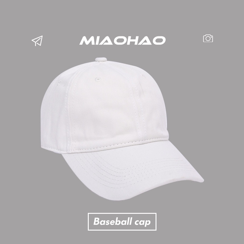 Nón Lưỡi Trai Màu Đen Phong Cách Đơn Giản Dễ Phối Đồ Cho Nam Nữ