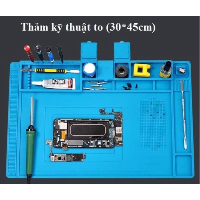 Thảm kĩ thuật sửa chữa điện thoại | size to 30*45cm