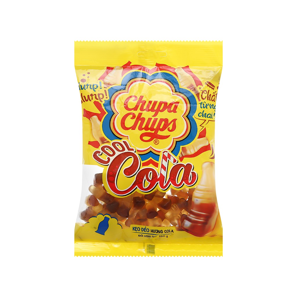 Kẹo dẻo cola Chupa Chups Cool gói 160g