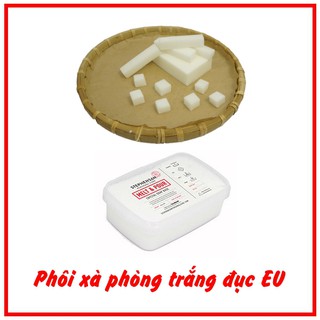Phôi xà phòng glycerin handmade trắng đục Châu Âu