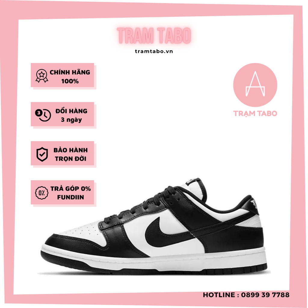 CW1590 100 - GIÀY NỮ NIKE DUNK LOW 2021 "BLACK/WHITE" - MÀU ĐEN/TRẮNG