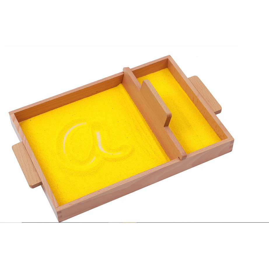 Khay cát viết chữ - Khuôn cát viết chữ Montessori. Giáo Cụ Montessori cho bé lứa tuổi 0-6. Hàng Quốc Tế Chính Hãng QT
