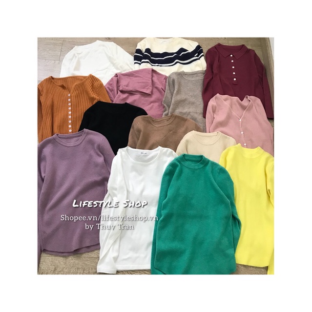 Xả kho lô áo len chui dày vừa basic | BigBuy360 - bigbuy360.vn
