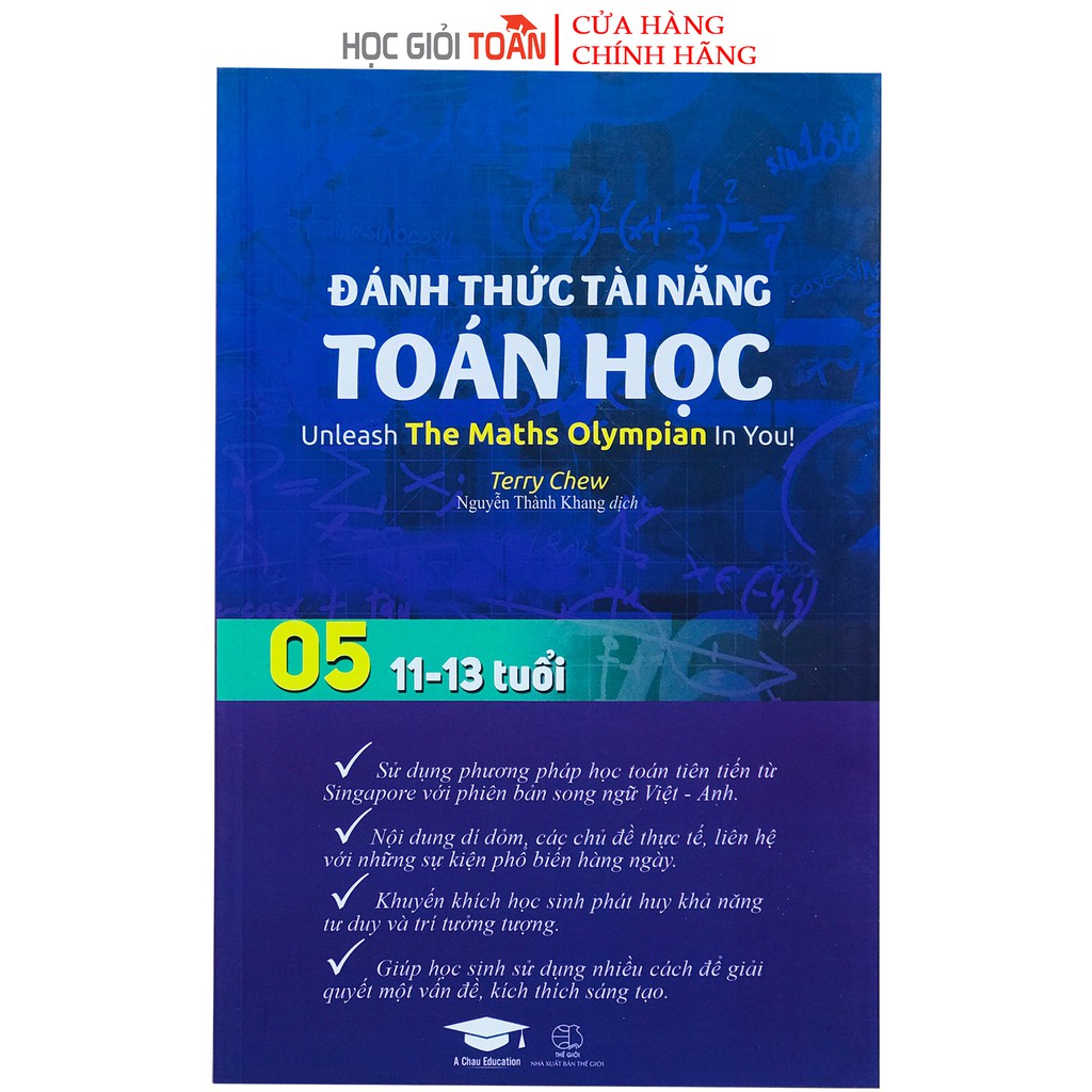 Sách: Đánh thức tài năng toán học 5 - Toán Lớp 6 và lớp 7 - Toán Singapopre