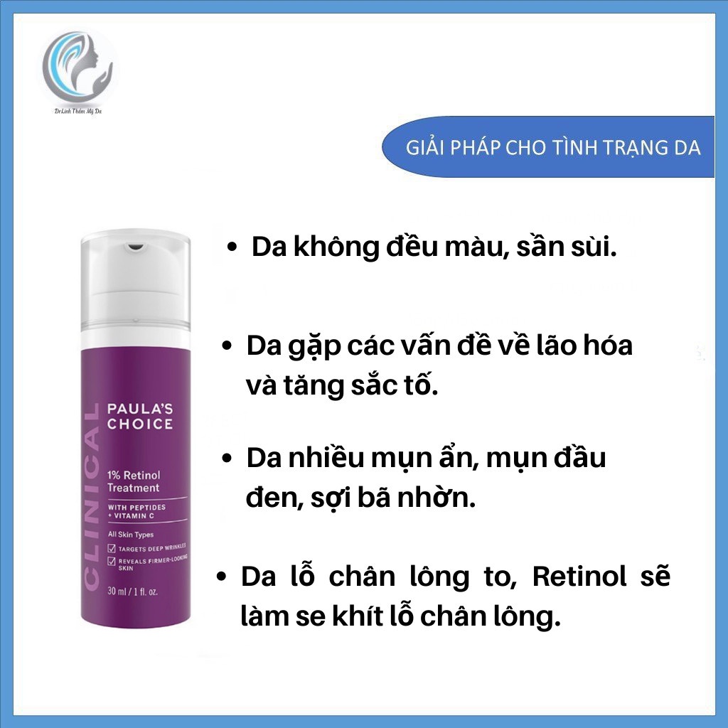 Kem dưỡng trắng da chống lão chuyên sâu 1% Retinol Paula’s Choice TM06