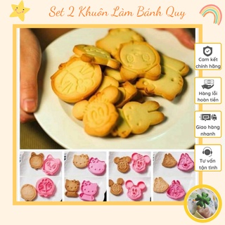 [9 mẫu] Set 2 khuôn làm bánh quy cho bé
