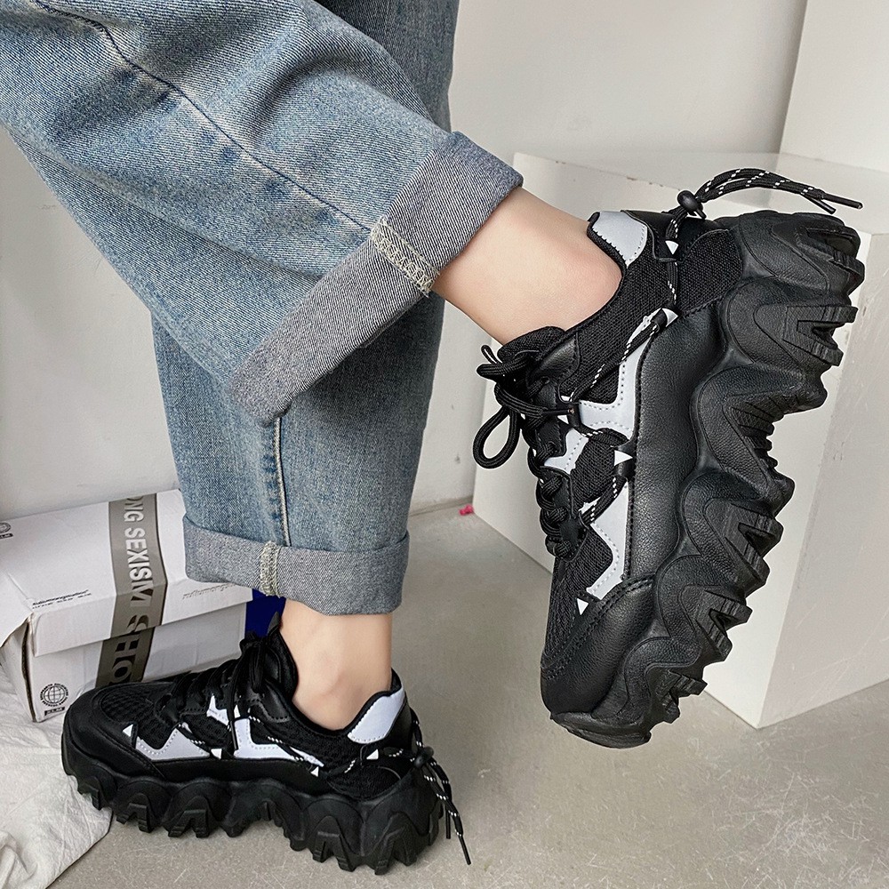 [Mã FAGREEN245 giảm 10% tối đa 30K đơn 99K] Giày Sneaker Phong Cách Hồng Kông Thiết Kế Thời Trang Năng Động 002 | BigBuy360 - bigbuy360.vn