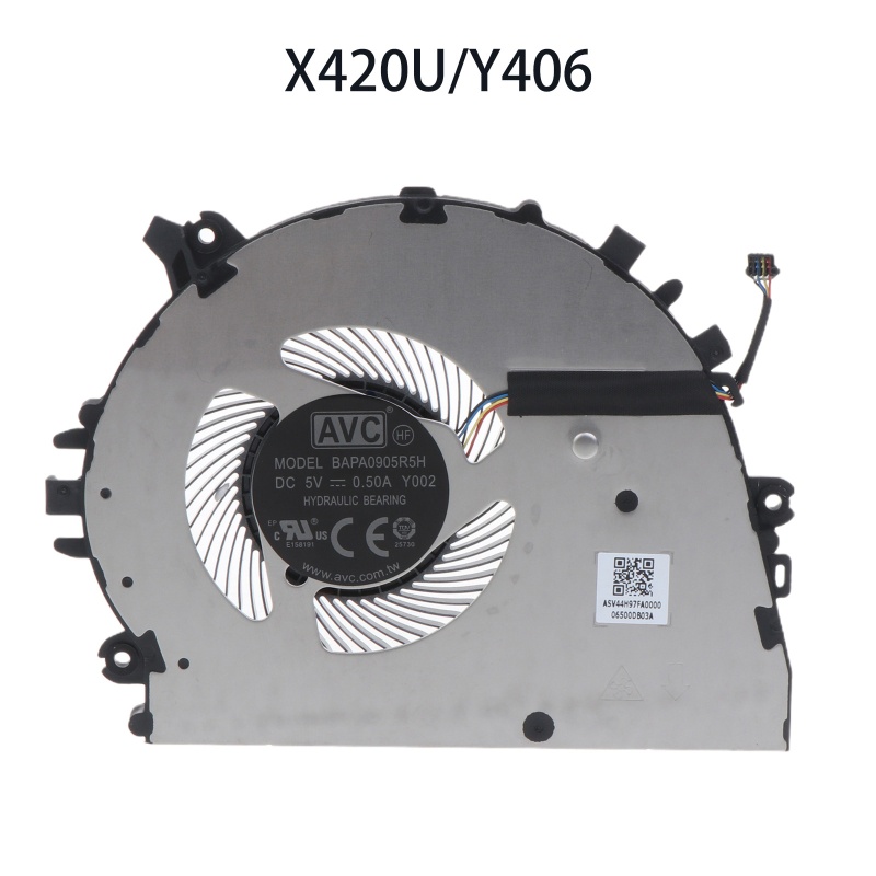 Quạt Tản Nhiệt CPU Dành Cho HuaweiMateBook 14 Kev-W19 DC 5V 0.5A 4Pin