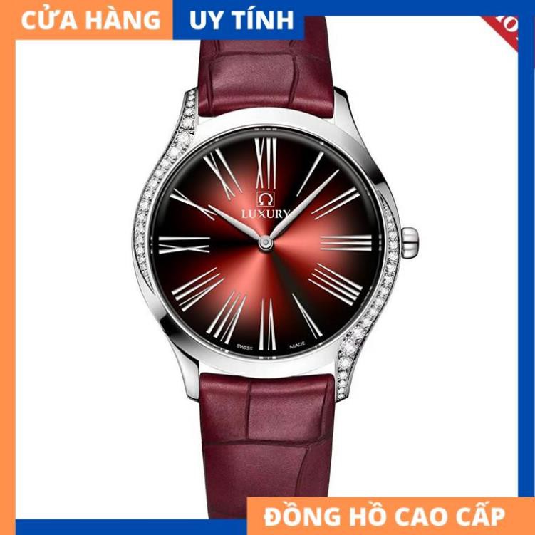 Đồng hồ Nữ LUXURY OME - Dây Da Thật Cao Cấp  - Bảo Hành 12 Tháng Toàn Quốc [HÀNG XỊN]