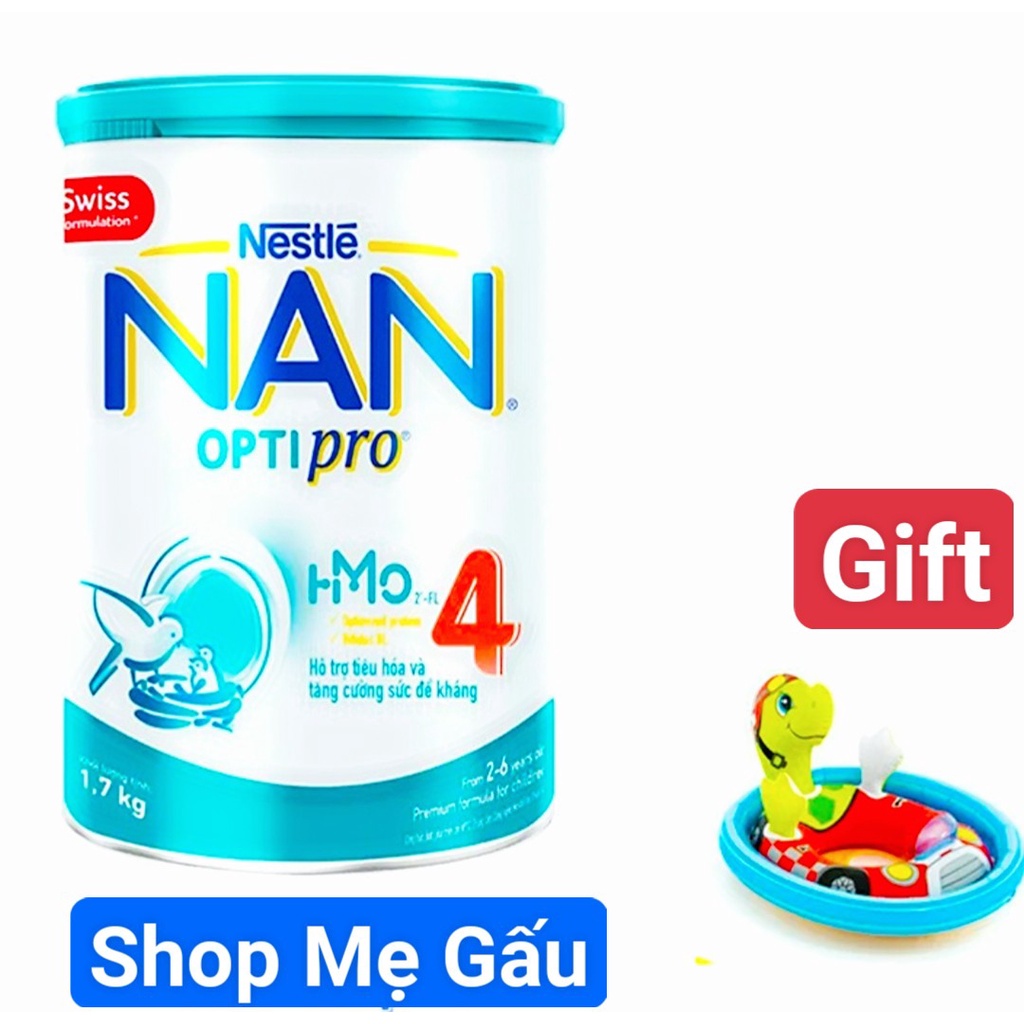 Tặng Quà - Sữa Bột Nestlé NAN Optipro 4 1.7kg