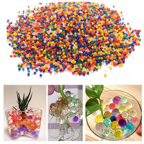 Hạt tinh thể trồng cây, trang trí lọ hoa - túi 100 viên