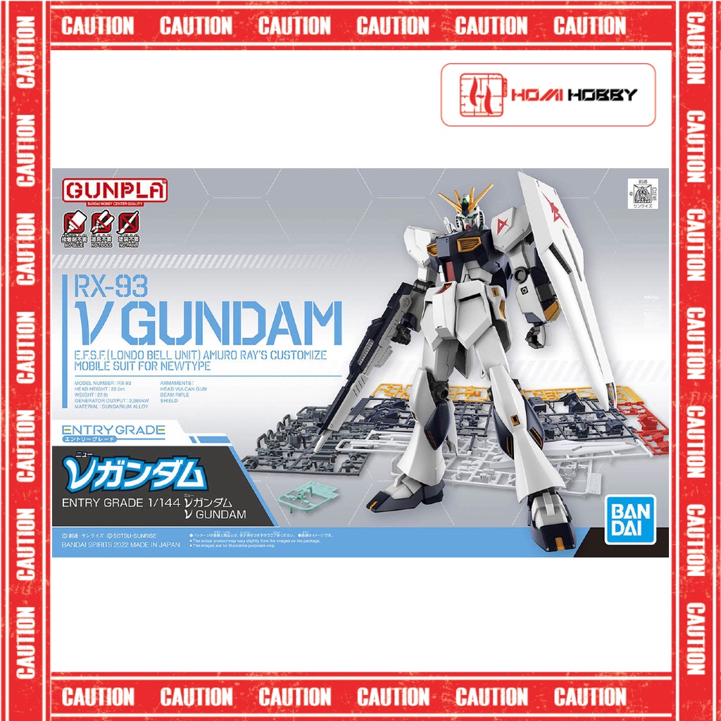 Mô hình lắp ráp 1/144 Entry Grade Nu gundam