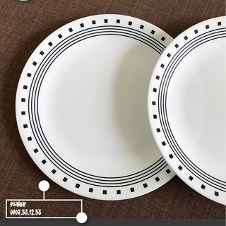 Corelle USA - Black Square - Dĩa Cạn 106-110 (17cm-26cm)