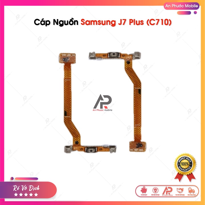 Cáp Phím Nguồn Samsung Galaxy J7 Plus / C710F Zin Tháo Máy