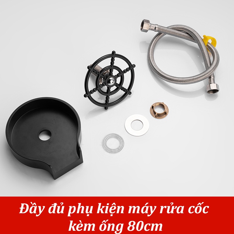 Bộ dụng cụ rửa cốc chén đa năng tiện dụng dễ dàng tự lắp đặt cho nhà bếp