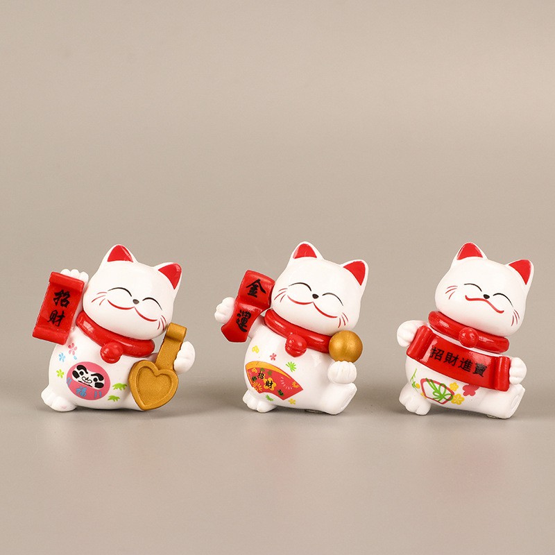 [SET 6 MÈO THẦN TÀI] MÔ HÌNH MÈO THẦN TÀI MANEKI NEKO, MAY MẮN