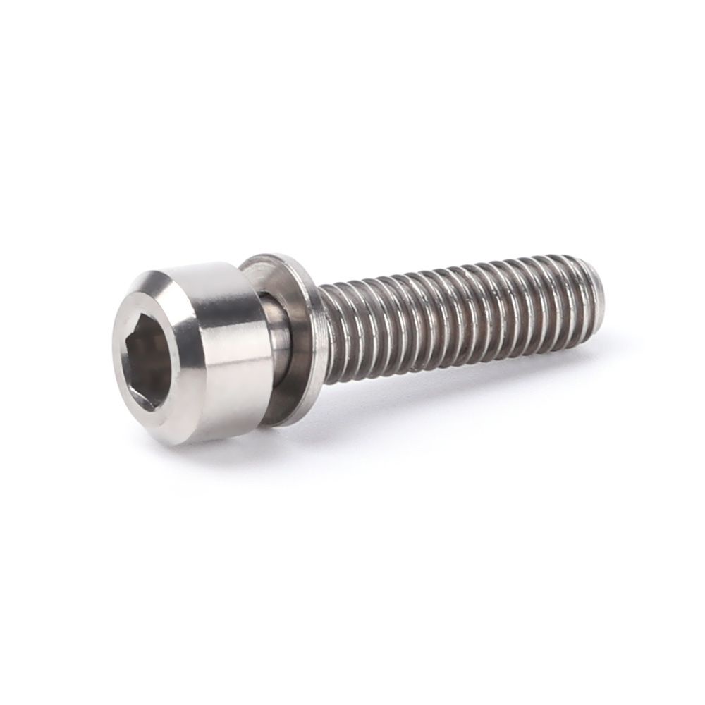 Ốc vít cố định pô tăng xe đạp 16mm / 18mm / 20mm M5 Tc4 bằng titan nhiều màu