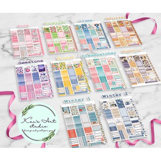 TỔNG HỢP BST STICKER BULLET JOURNAL 1 tờ thiết kế đa năng chuyên dùng cho ghi chú, sổ, daily, planner, monthly, weekly